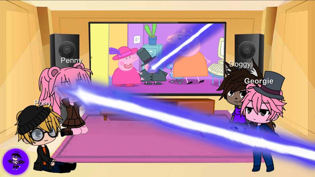 Gacha Club| 🐷 Piggy characters react to Piggy Memes - Peppa and Roblox Piggy Funny Animation!