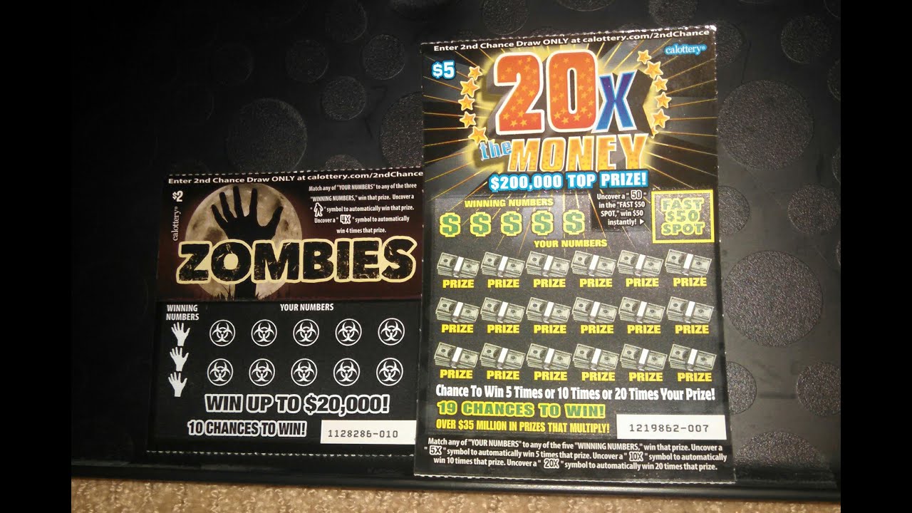 Zombies and 20x the Money Scratchers - YouTube