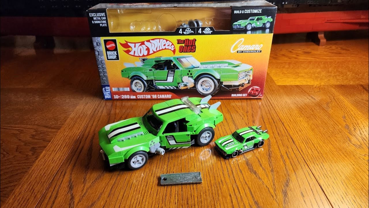 Mattel Brick Shop Custom 68 Camaro Set JFT16 Build and Review