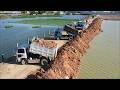INCREDIBLE First Process Operator Skills Miniature DOZER & Dump Truck 5TON Spreading Road Widening