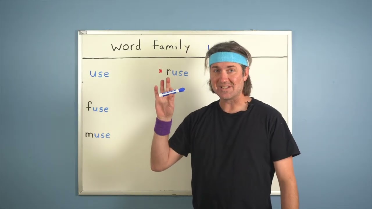 English with Mike:  Learn Pronunciation with Word Families (-use) Long u sound