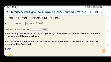 IGNOU December results update 2022 #ignou #ignouuniversity #ignouresults