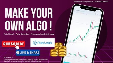How to Turn Alerts into Auto Trades | Build Your Own Algo Strategy Using Algologic