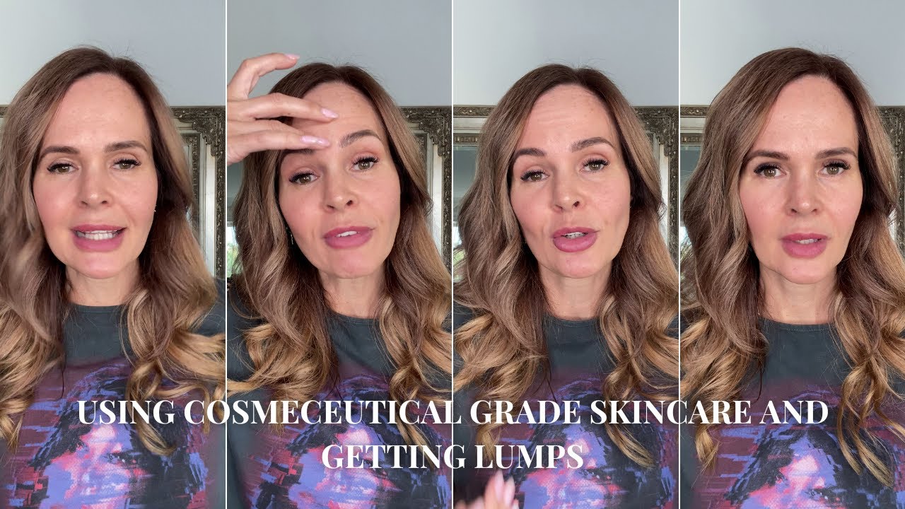 Using cosmeceutical grade skincare and getting lumps
