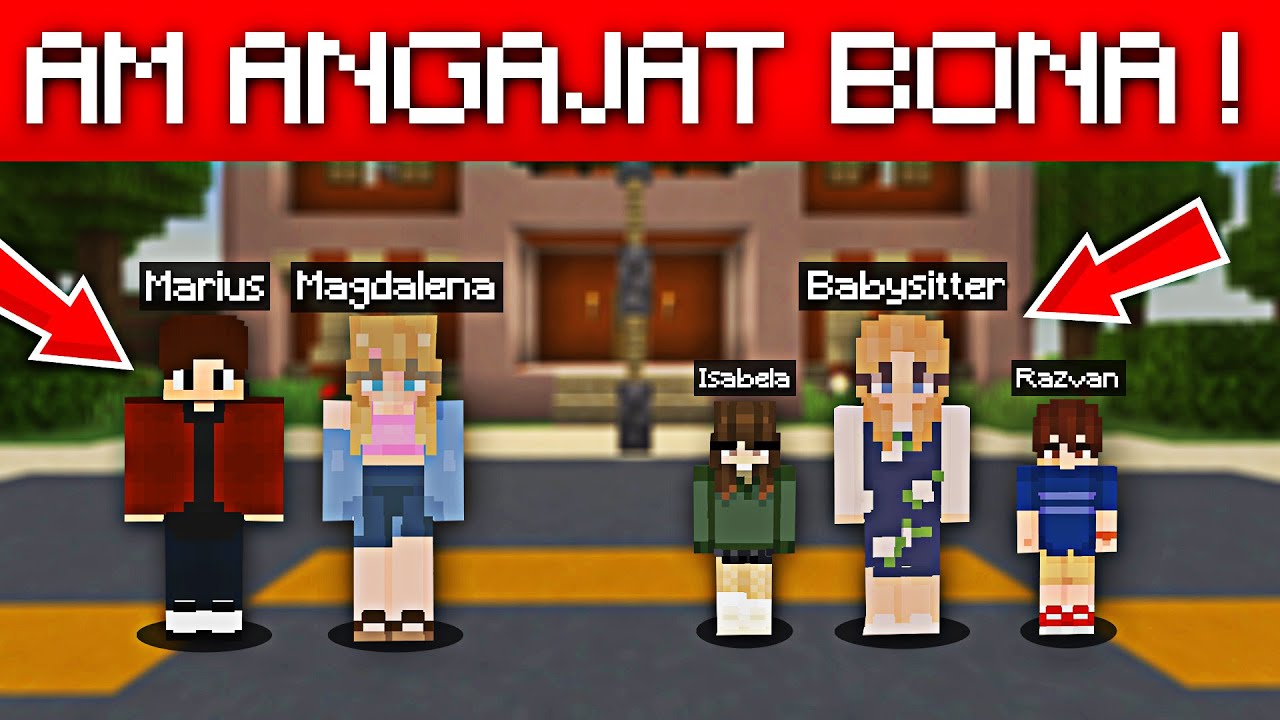 Am angajat un babysitter pentru copiii mei.. și când i-am aflat secretul, a dispărut ! (Minecraft)