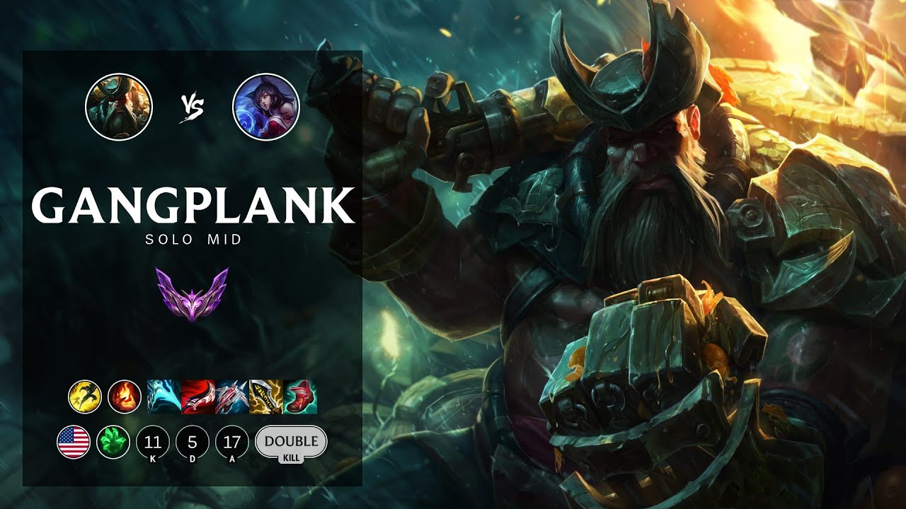 Gangplank Mid vs Ahri - NA Master Patch 12.7