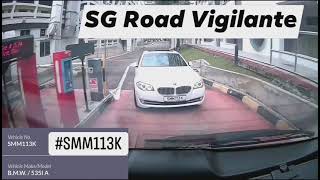 15feb2021 1720hrs Jalan Tenaga blk 651 bmw 535 #SMM113K tailgate camcar to avoid payment