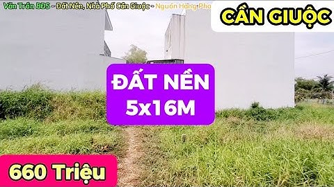 Đất Nền 5x16M, 80M2, Tại Mỹ Lộc, Cần Giuộc – Kế QL50, Gần Bình Chánh, Quận 8, Sổ Riêng, Chỉ 660Triệu