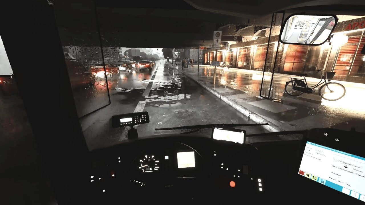 Relaxing Rainy Drive in The Bus | Update 2.5 Gameplay & Chill Music