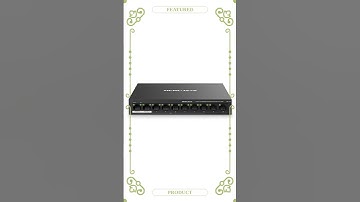 Mercusys (MS110P) 10-Port 10/100Mbps Desktop Switch with 8-Port PoE+, Metal Case