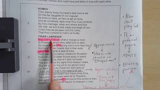 How far Friar Lawrence is presented as wise - exam technique