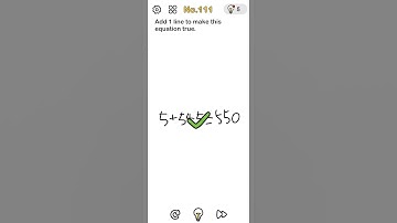 Brain Out Level 111 Add 1 line to make this equation true #TheBoredPanda