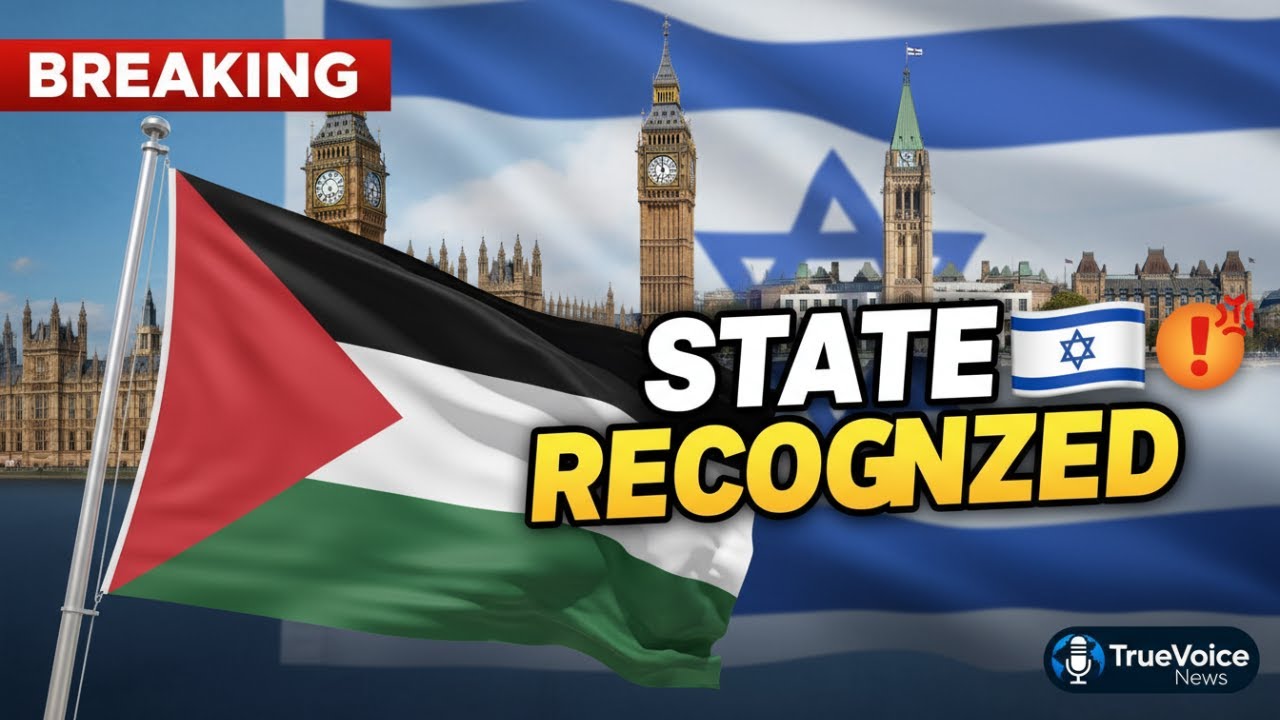 UK, Australia and Canada recognize a Palestinian state, prompting anger from Israel