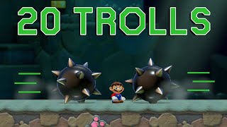 20 Troll Ways to Die in Super Mario Maker 2