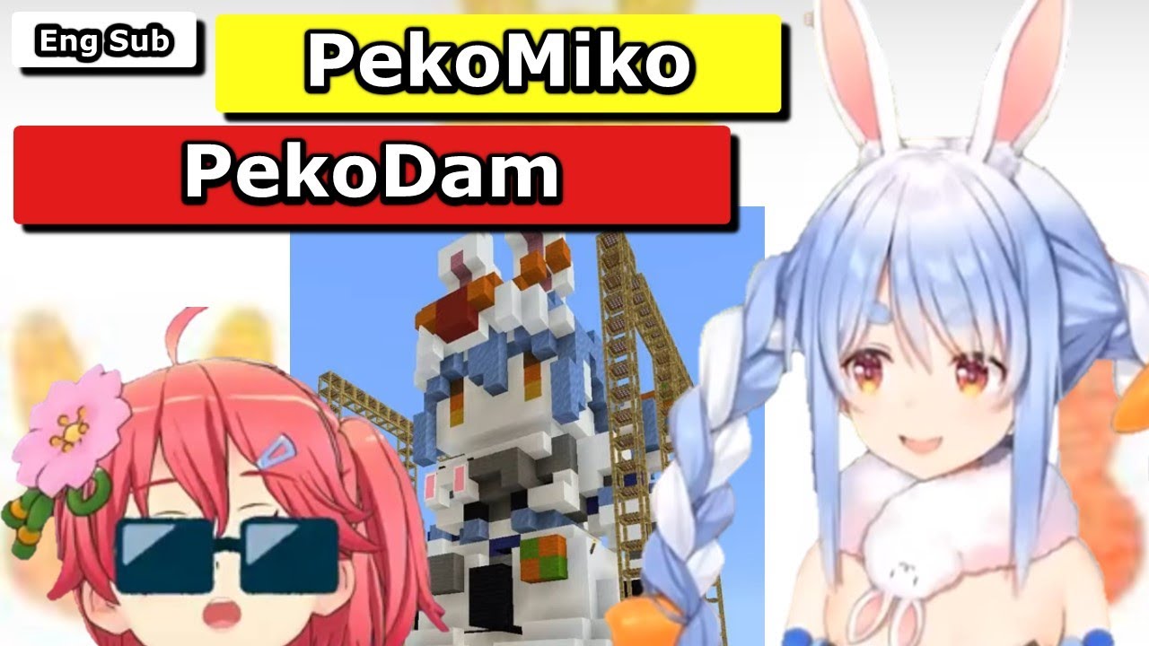 PekoMiko And PekoDam ( Pekora Gundam ) 【Hololive】