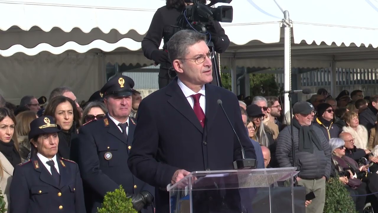 Il capo della Polizia Pisani a Pescara per il giuramento dei nuovi agenti - 16/01/2026