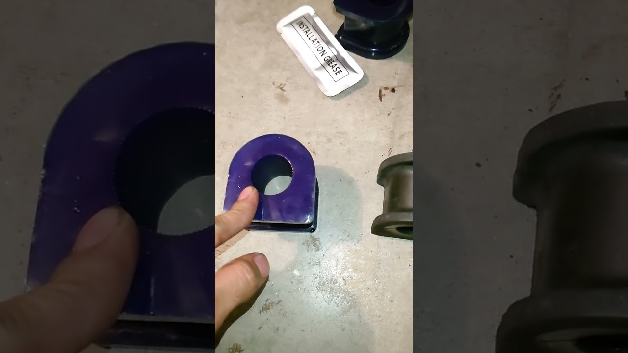 Полиуретановая втулка SuperPro против штатной резиновой втулки (краткий обзор и сравнение) 