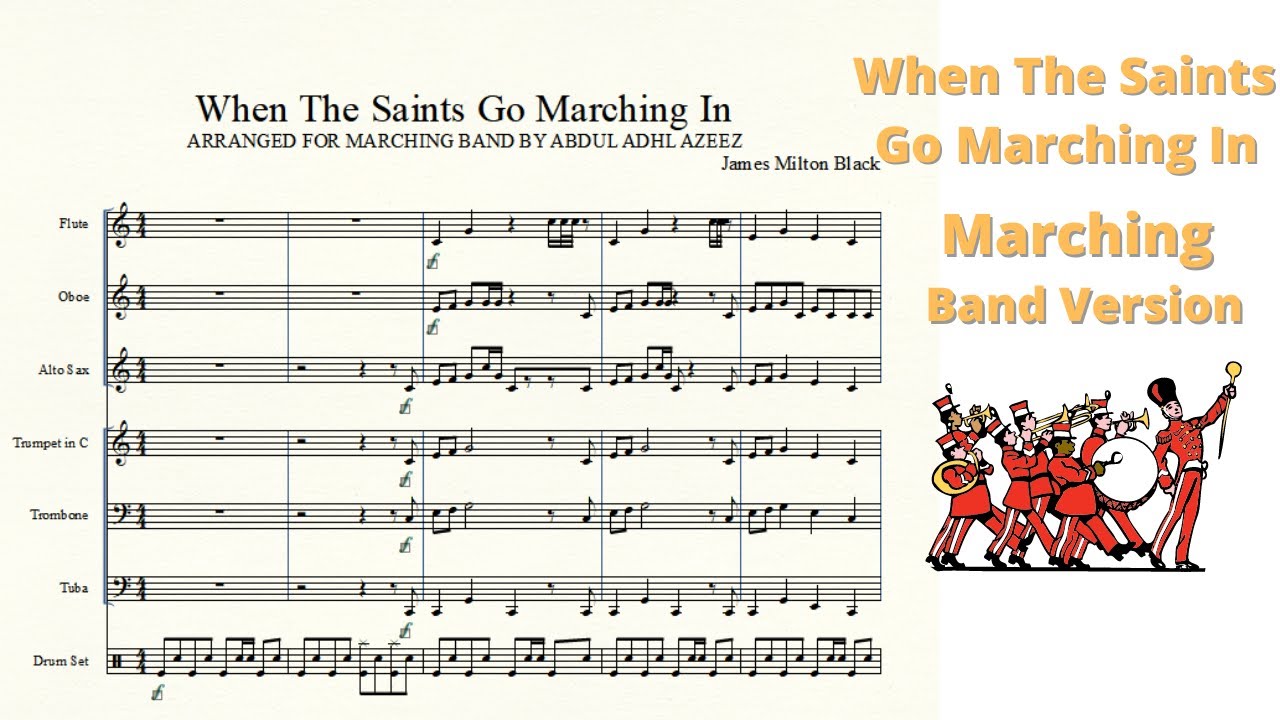 When The Saints Go Marching In Instrumental | Marching Band Version