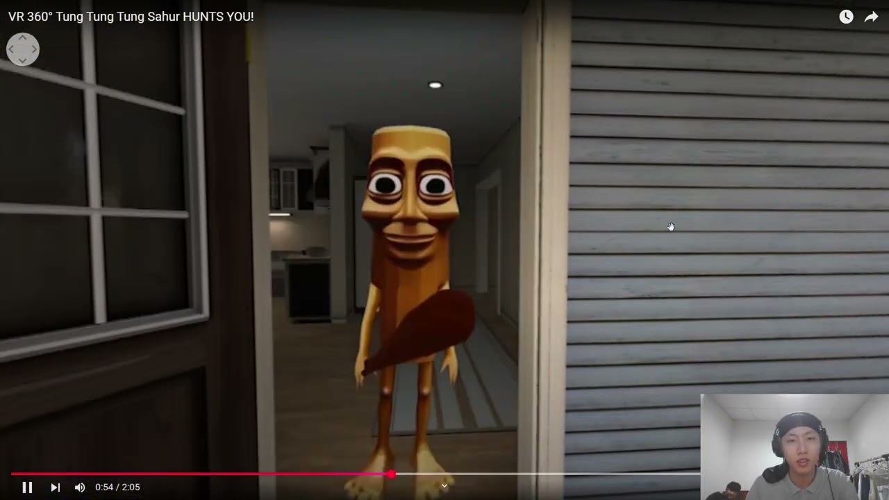 我戴durag看VR 360° Tung Tung Tung Sahur (Reaction)
