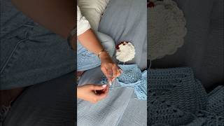 VIRAL CROCHET EGG APRON 🐓 PT 2 Finishing all the granny squares next! #crochetideas #chickeneggs