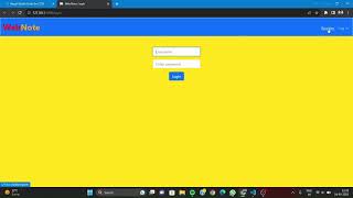 WebNote : Online notes taking application - cs50 final project