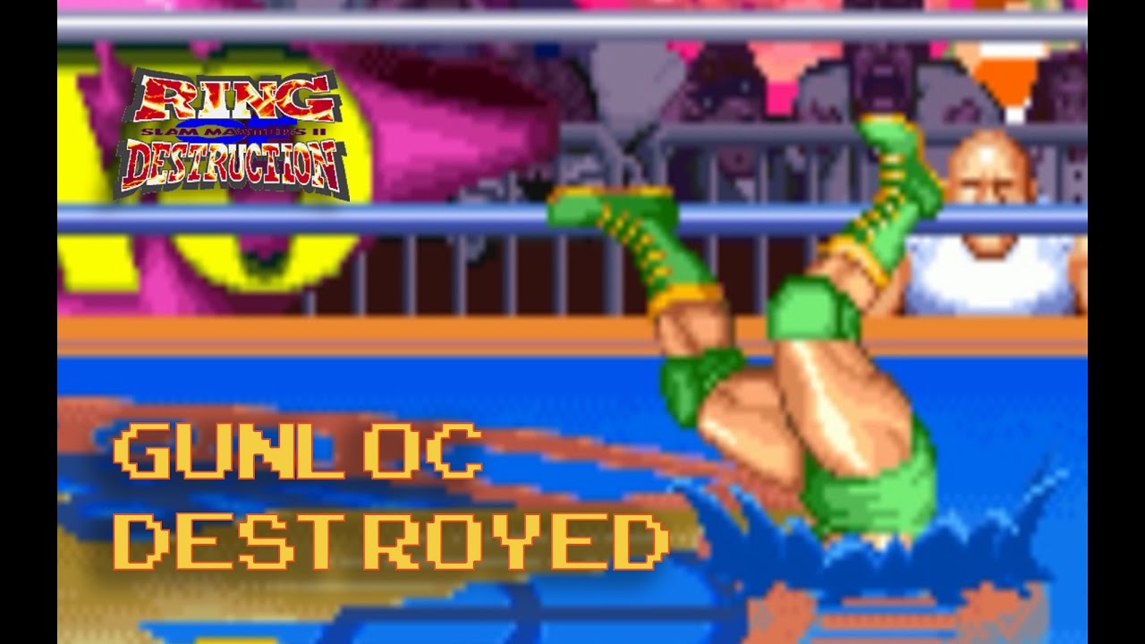 All Super Throws on Gunloc - Ring of Destruction: Slam Masters II - 1080p/60fps