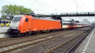 186 117 + 186 119, NS Hispeed, met felicitatie 175 jaar NMBS , Rotterdam Centraal, 23-9-2010