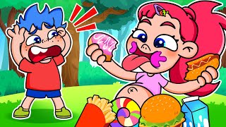 There's a Monster in My Tummy Song 🍔🍕🍟|| Kids Songs & Nursery Rhymes || Chuppa Kid