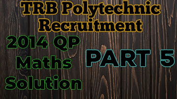 TRB ECE 2017 answer key|trb engineering mathematics|trb ece prepation 2020|trb maths class in tamil