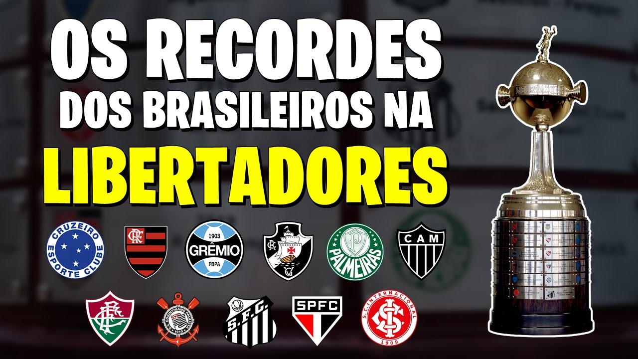 O Recorde de CADA CLUBE BRASILEIRO na Copa Libertadores