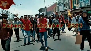 Omnibus law 9 oktober 2020 kupang NTT, (Bundaran tengah kota cpt: Agustom Ricky Manoe)
