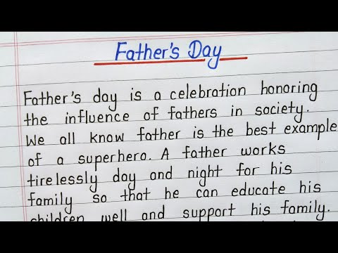 fathers day essay 150 words