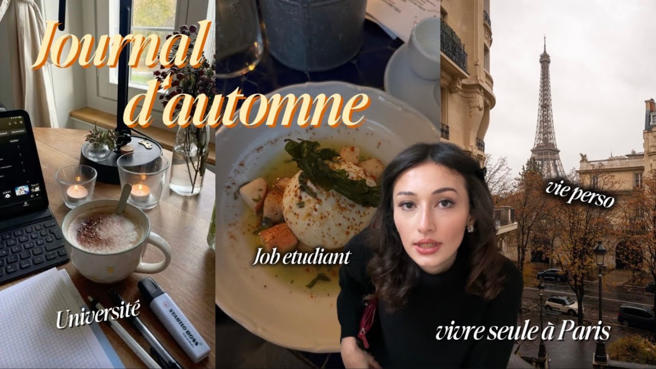 Vivre seule à Paris, mon quotidien d’étudiante ; Master, job et vie perso 🍁🌼