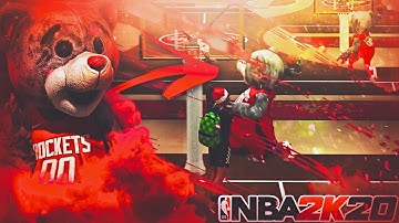 I BROUGHT MY DEMIGOD MASCOT INTERIOR FORCE TO THE 1V1 COURT ON NBA 2K20 ! BEST CENTER BUILD ! 👹