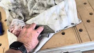 Lion Miter Trimmer - sharpening with a Tormek