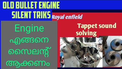 #Tappet settings #Engine silent tips#bullettipsvlog #malayalam