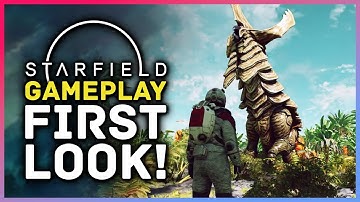 STARFIELD - First Look at Gameplay! Space Combat, Weapon & Ship Building, Character Creation & More!