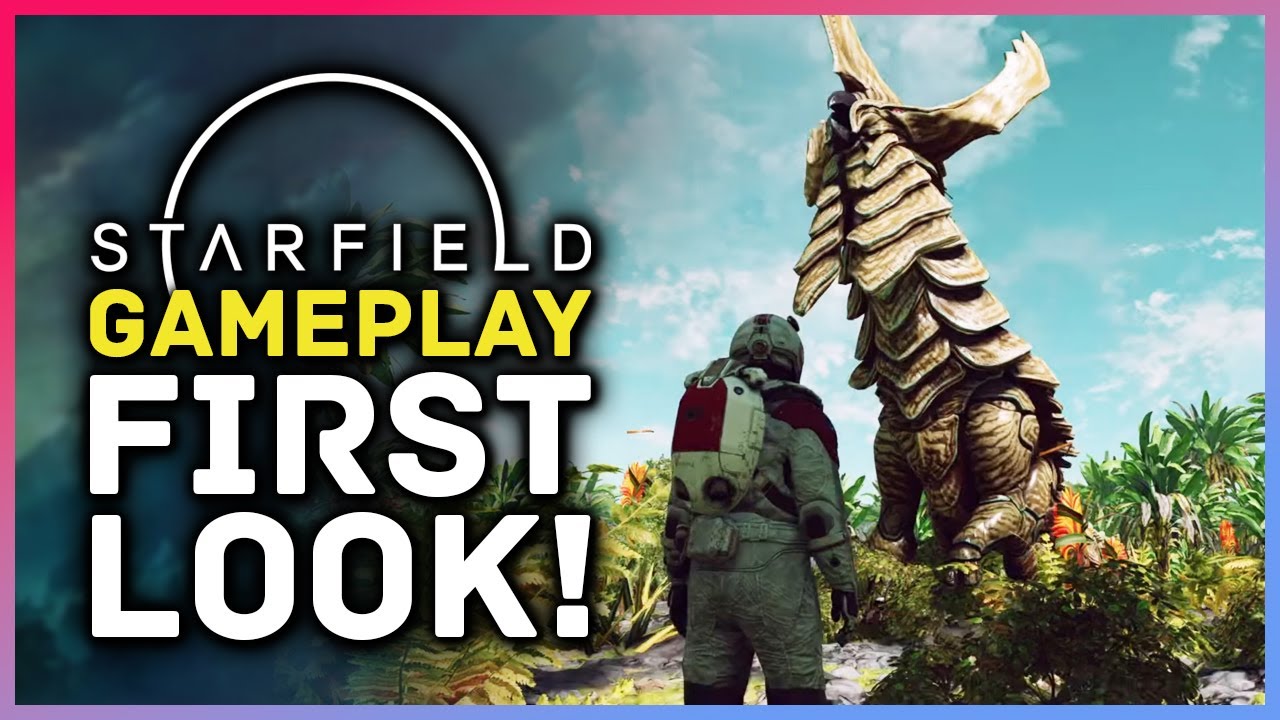 STARFIELD - First Look at Gameplay! Space Combat, Weapon & Ship Building, Character Creation & More!