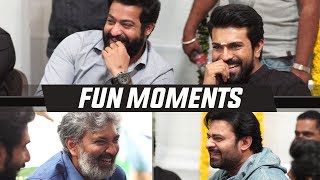 Fun Moments @ RRR Movie Launch | RRR Massive Launch | Chiranjeevi | Prabhas | SS Rajamouli