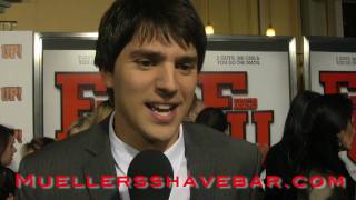Nicholas D'Agosto at the Fired Up! Premier