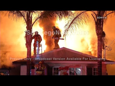 Incredible 2nd alarm fire destroys two houses, Spring Valley