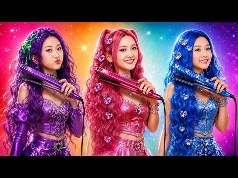 Broke Vs Rich Vs Giga Rich At Beauty Salon K-Pop Demon Hunters!