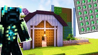 I Built an AUTOMATIC EMERALD Farm in Minecraft Create Mod!
