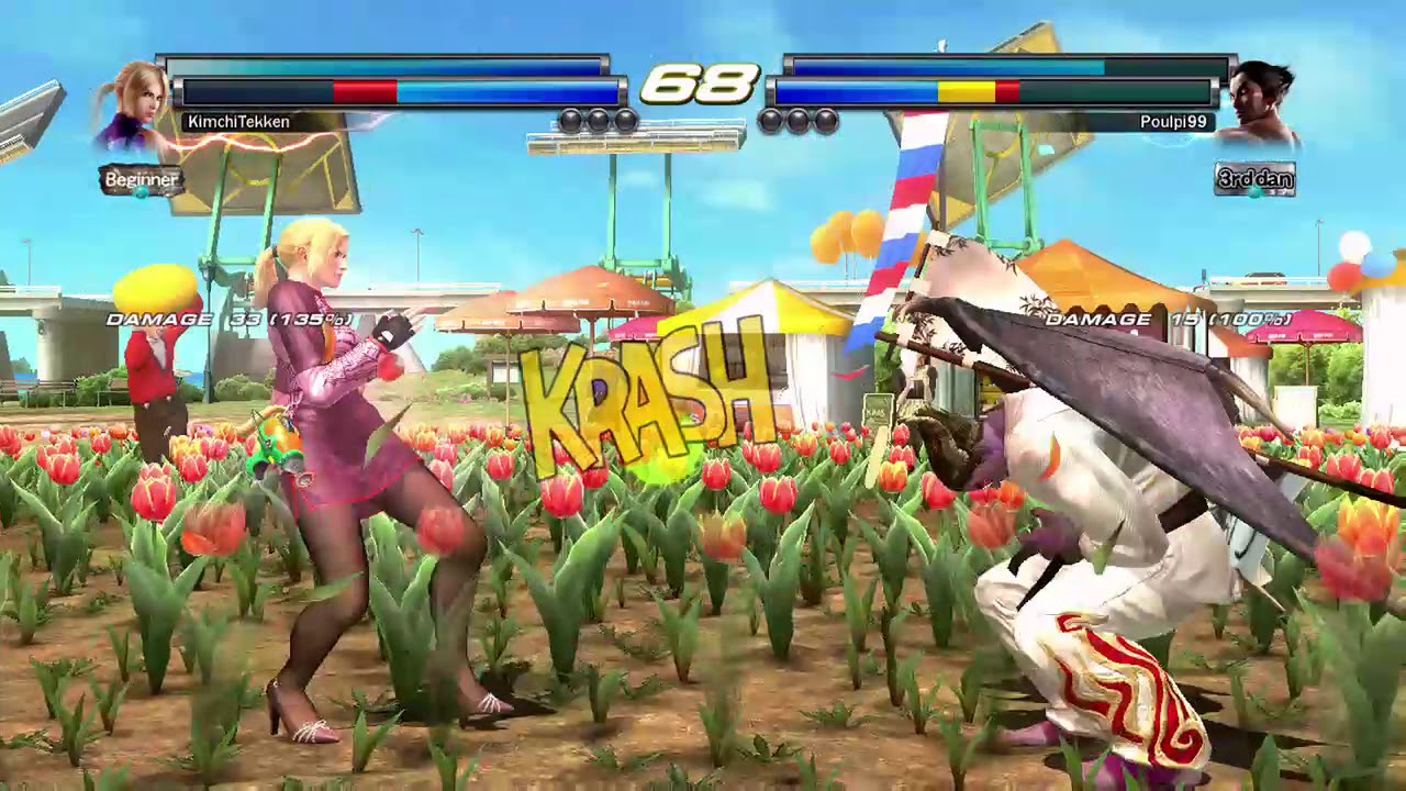 TTT2 match - Nina, Anna vs. Devil Jin, Kazuya