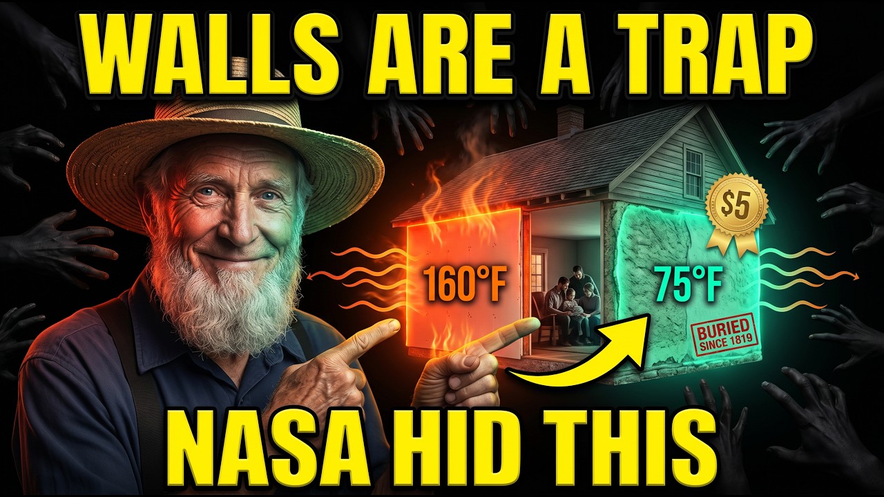 Your Walls Are Cooking You Alive — The Amish Fixed This 200 Years Ago for $5