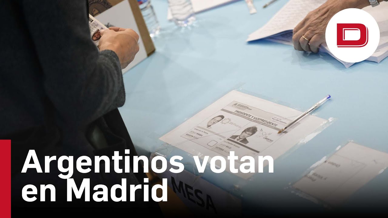 Argentinos residentes en Madrid votan en la segunda vuelta de las ...