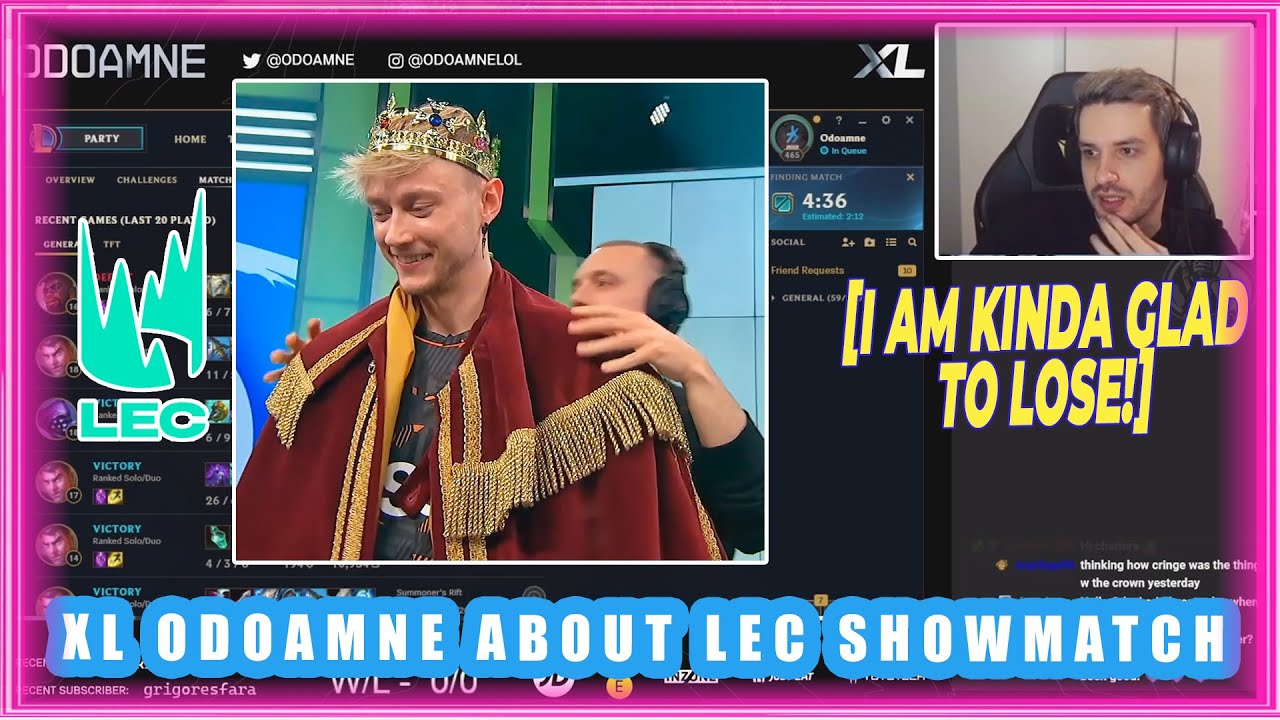 XL Odoamne About LEC ShowMatch