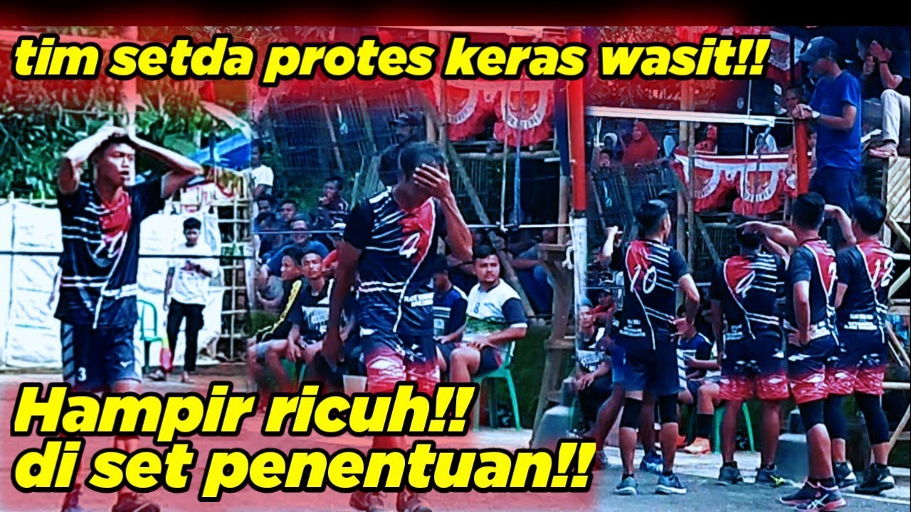 MENEGANGKAN !! HAMPIR RICUH!! inilah detik-detik terjadinya insiden di set penentuan!!