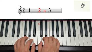 Moonlight Melody, Fast Version, Piano Adventures Level 2A Lesson Book