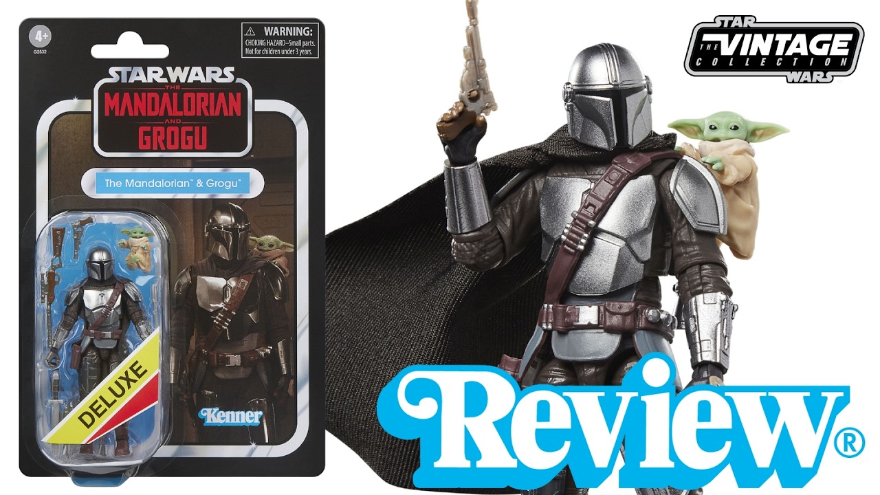 Star Wars The Vintage Collection Deluxe Mandalorian & Grogu Review